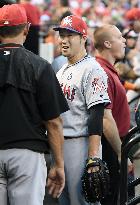 Baseball: Tazawa pitches scoreless innings in Marlins-Cardinals game