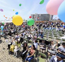 Recovery in 2011 tsunami-hit area in Japan