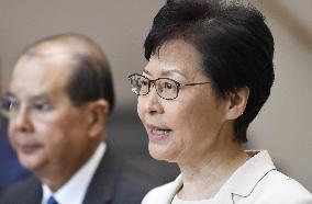 Hong Kong leader Carrie Lam