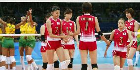 Japan falls to Brazil in women's volleyball quarterfinals