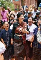 Former PM Yingluck's rural visit shows popularity 2 years after coup