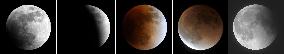 Total lunar eclipse observed in Japan