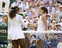 Tennis: Women's singles semifinals at Wimbledon