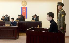 N. Korea sentences U.S. tourist to 6 years hard labor