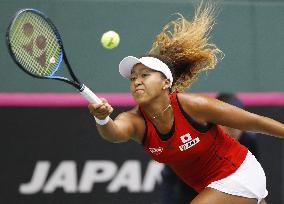 Tennis: Osaka at Fed Cup playoffs