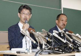 American football: Kwansei Gakuin press conference