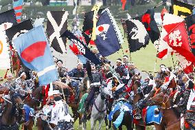 Traditional "horse-chasing" festival in Fukushima Prefecture