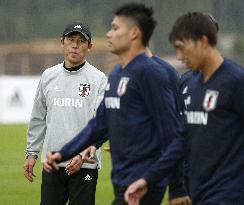 Football: Japan squad holds pre-World Cup camp in Austria