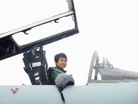 First woman qualified to become fighter jet pilot in Japan