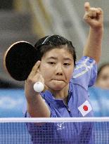 (1)Fukuhara joins best-16 group in table tennis