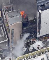 Fire in Tokyo's Shibuya
