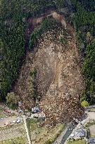 Landslide in Japan