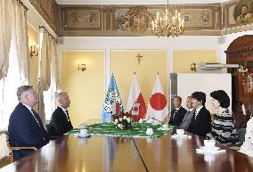 Japan's crown prince in Poland