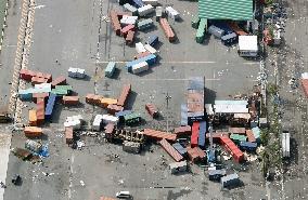 Powerful typhoon aftermath