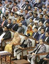 Afghan president at grand assembly