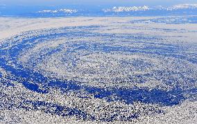 Drift ice in Japan