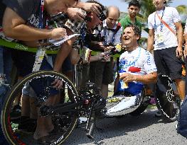 Former F1 driver Zanardi wins road hand-cycling gold