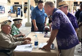 Veterans welcome visitors at Pearl Harbor center