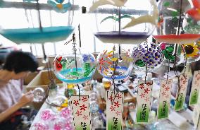 Japanese "Edo Furin" wind-bell at production peak