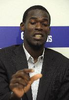 Dragons' pitcher Nelson speaks at press conference