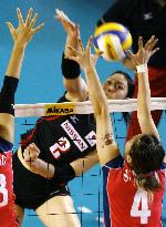 Japan beat S. Korea in women's volleyball world grand prix