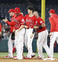 Baseball: Athletics v Angels