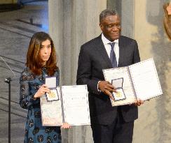 Nobel Peace Prize ceremony