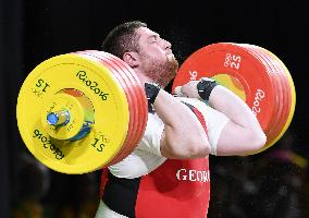 Olympics: Talakhadze wins gold with world record lift