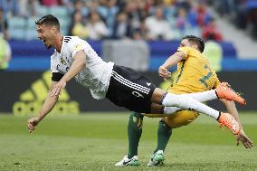 Soccer: Germany edge Australia 3-2 in Confederations Cup