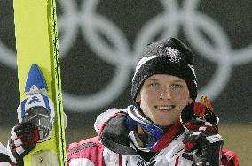 Austria's Morgenstern wins gold in large hill ski jump