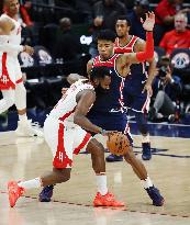 Basketball: Wizards-Rockets NBA game