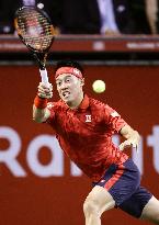 Tennis: Nishikori overcomes shaky start to get 1st-up Japan Open win