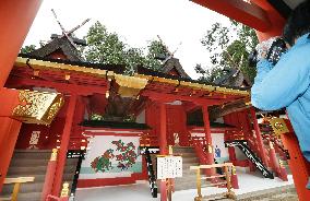 Renovation of Kasugataisha shrine main hall completed