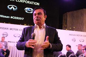 Nissan chief Ghosn at CES