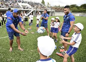 Rugby: Samoa train ahead of World Cup