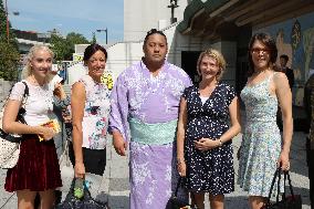 Japan sumo association promotes sport with eye on Tokyo 2020 Games