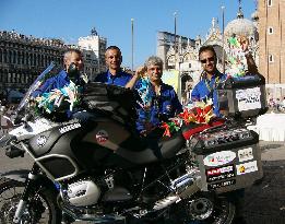 Italian motorcyclists begin journey to Hiroshima via Belarus