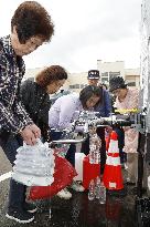 Aftermath of Typhoon Hagibis in Japan