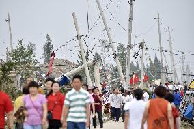 Death toll from tornado, hailstorm in China's Jiangsu rises to 98