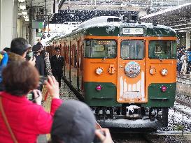 JR East retires aging 115-series train