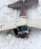 4 aboard found dead from wreckage of plane in Northern Japan Alps