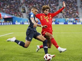 Football: France vs Belgium at World Cup