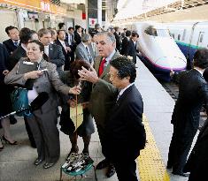 JR pitches bullet train to U.S. transport chief