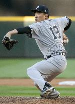 Baseball: Tanaka gets no-decision in Yankees' loss to Mariners