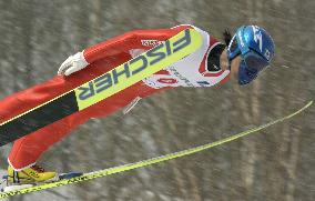Miyahira wins NHK Cup ski jumping meet