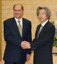 Koizumi meets Sao Paulo governor, hopes to visit Brazil