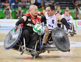 Paralympics: U.S. edges Japan in wheelchair rugby