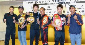 Boxing: Boxers ready for world triple header in Tokyo