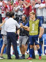 Football: Japan vs Poland at World Cup