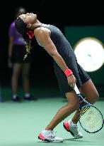 Tennis: Osaka vs Kerber at WTA Finals